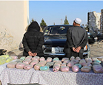 Jawzjan Police Arrest 2 Drug Smugglers, Seize 70kg Opium